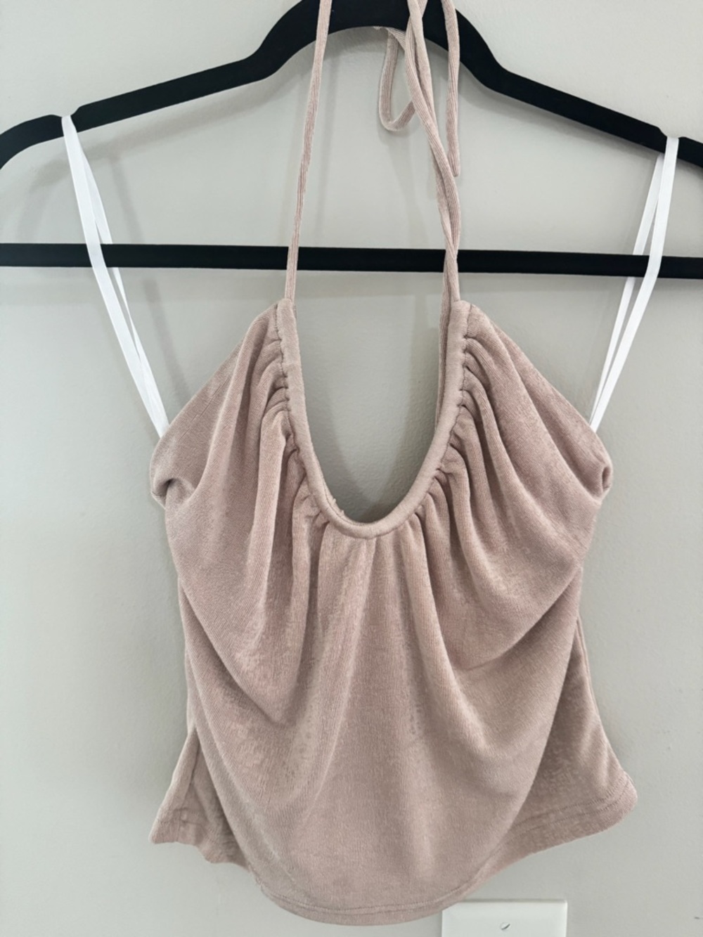Superdown Women's Dusty Rose Halter Tank Top